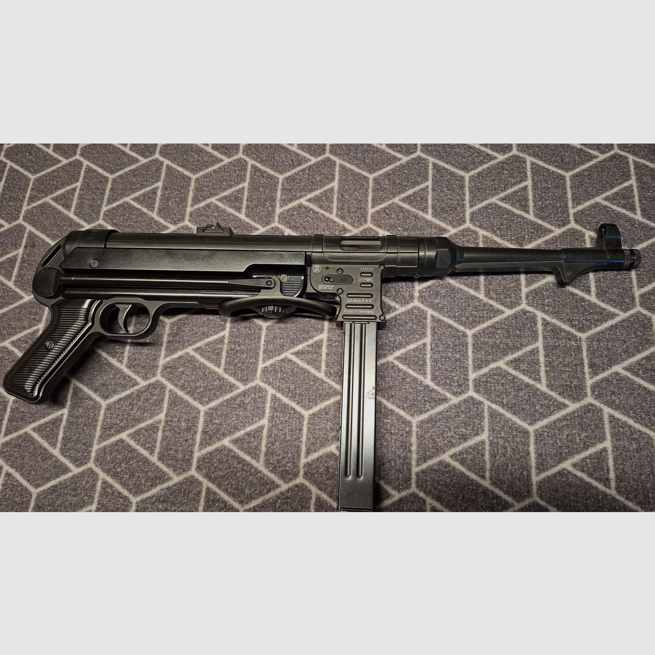 MP40 G.S.G. Pistolet maszynowy z sygnałem 9 mm P.A.K.
