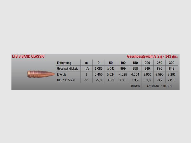 LFB 3 Band Classic .300 Wby. Mag. 9.2g, image 2 of 2