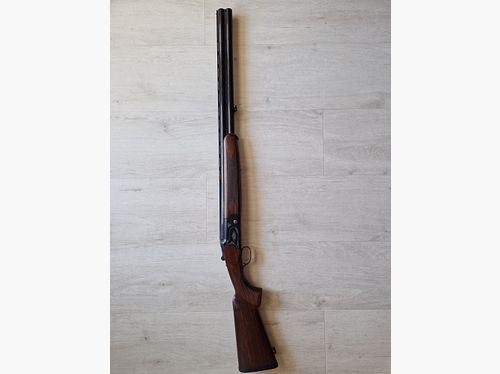 leichte Gladius 12/76 Bockdoppelflinte mit kurzem Schaft & Stahlschrotbeschuß