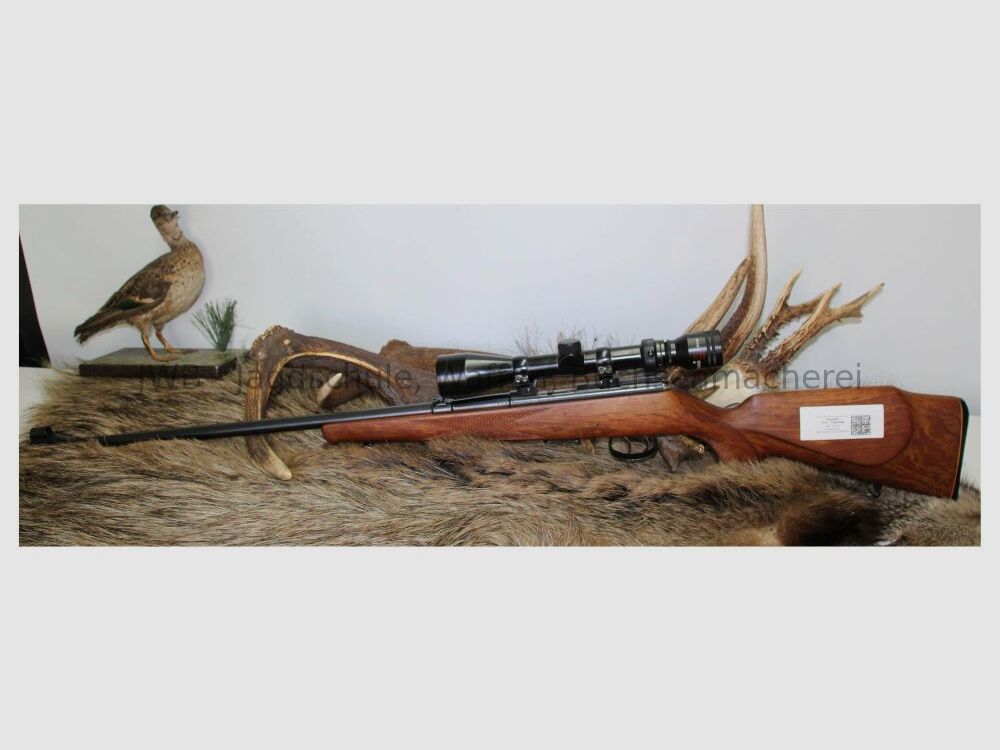 Anschütz 1516 met Tasco 3-9 x 40 .22WinMag