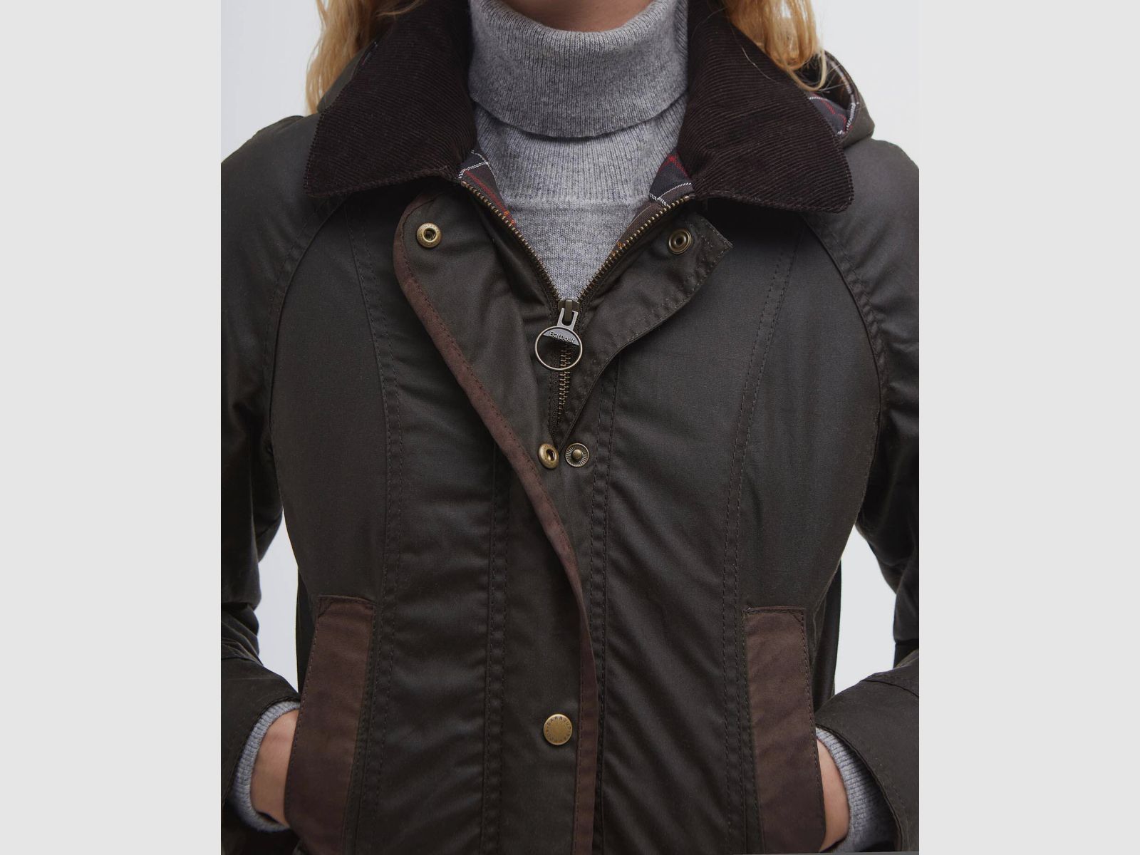 BARBOUR Wachsjacke Bower Oliv
