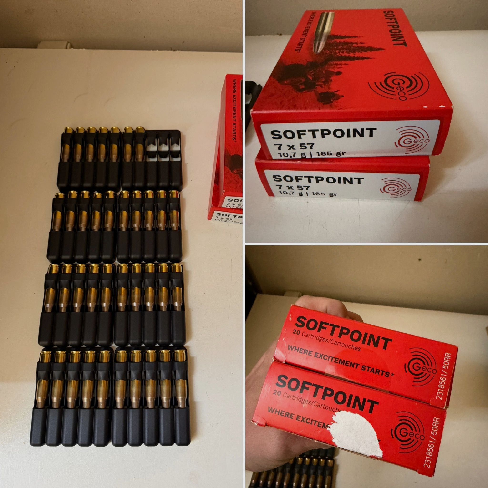 Munitions, 7x75 Geco Softpoint