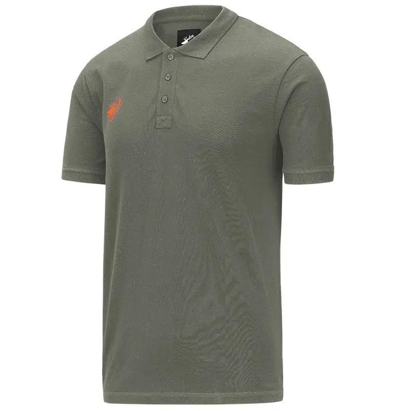 Polo Kurzarm Stagunt Olive, Bild 2 von 4