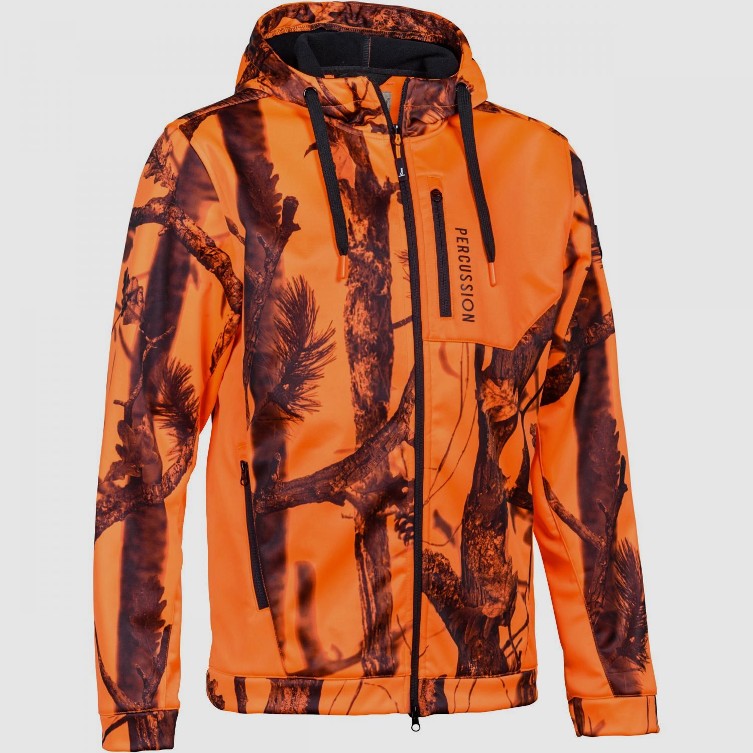Hoodie mit Zipper Herren (Ghostcamo Blaze & Black)