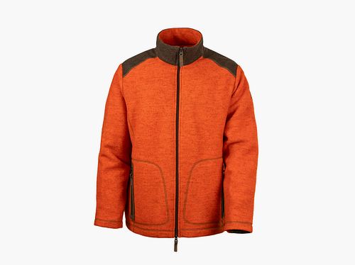Loden-Fleecejacke "Urs" , Orange
