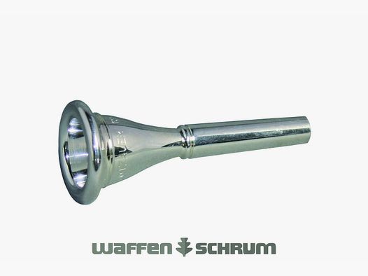Meister Dotzauer Mundstück für Plesshorn Messing versilbert 7C