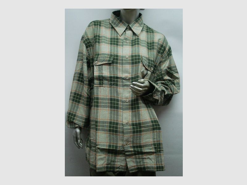 Hemd York Flanell 1/1-Arm - kariert, Gr. L