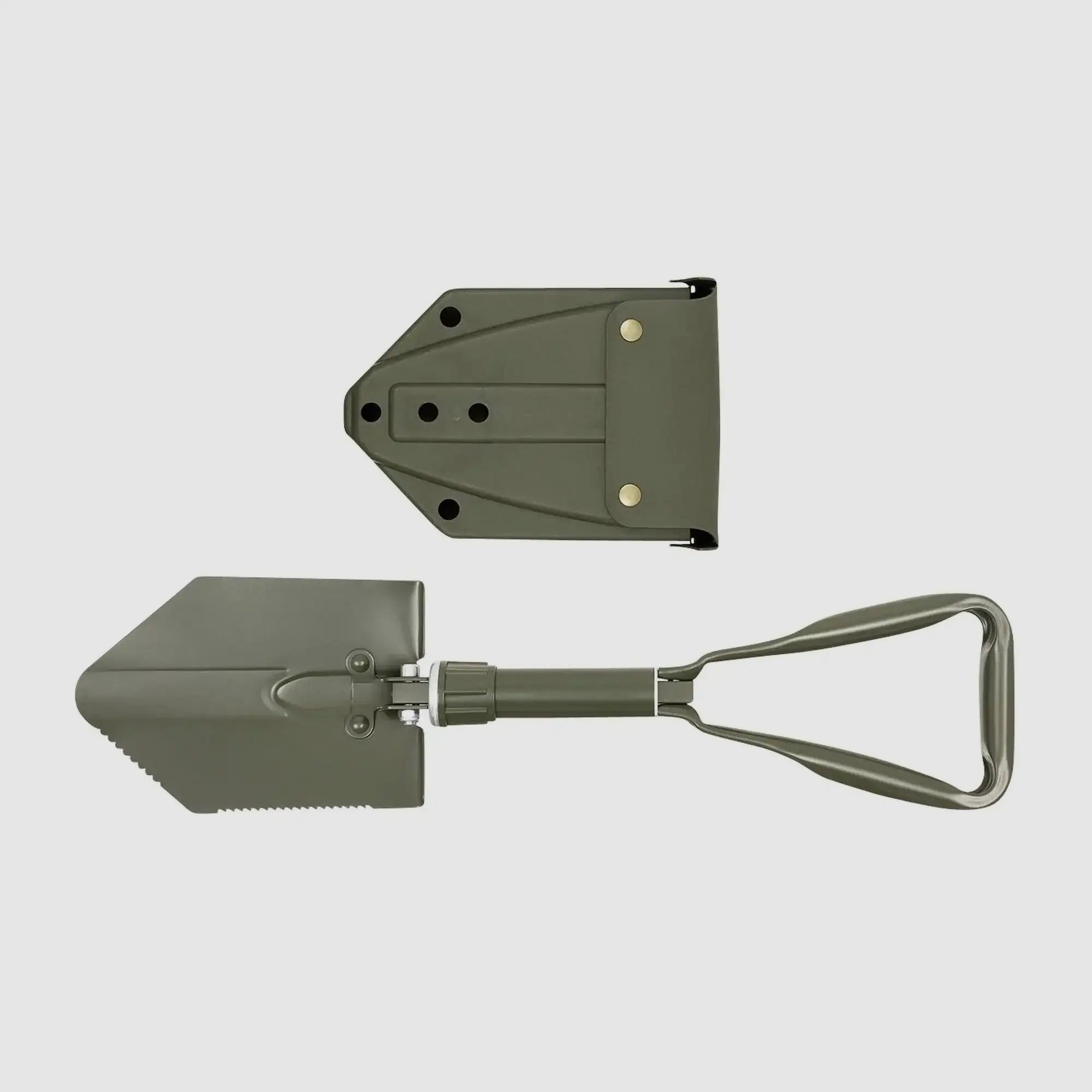MFH Bundeswehr pala plegable de tres partes oliva