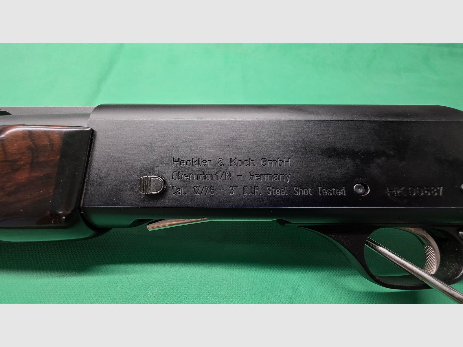 Heckler und Koch Selbstladeflinte ca. 12/76 Stahlschrot