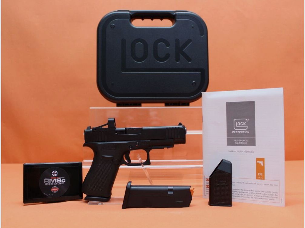 Glock Ha.Pistool 9mmLuger Glock 48 R/FS MOS SHIELD RMSc Slimline 106mm loop/ Puntlichtvizier