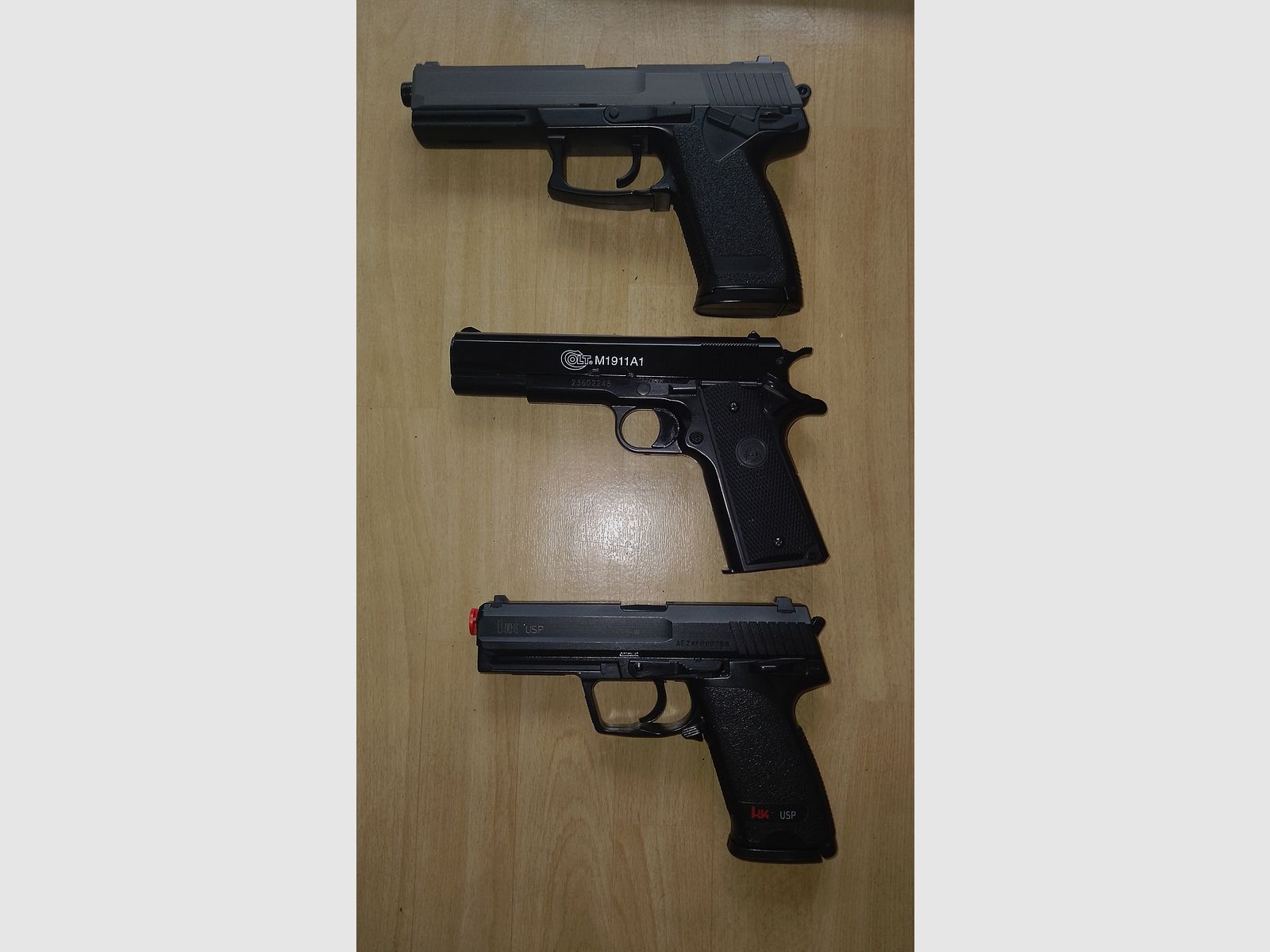 3  Federdruck Pistolen  6mm BB