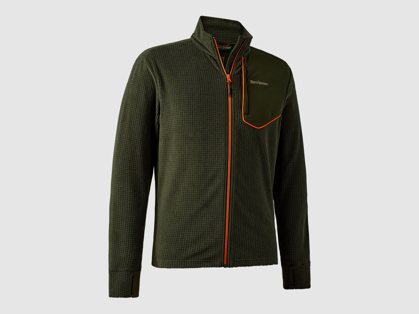 Deerhunter Chamois Full-Zip Fleece Herren Forest Green S