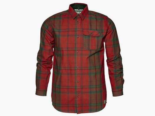 Seeland Conroy Camisa Talla: M, Color: Russet Brown Check