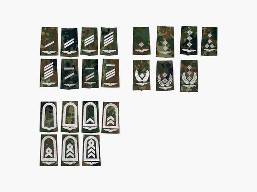 Fritzsch BW Rangabzeichen Luftwaffe flecktarn-weiß