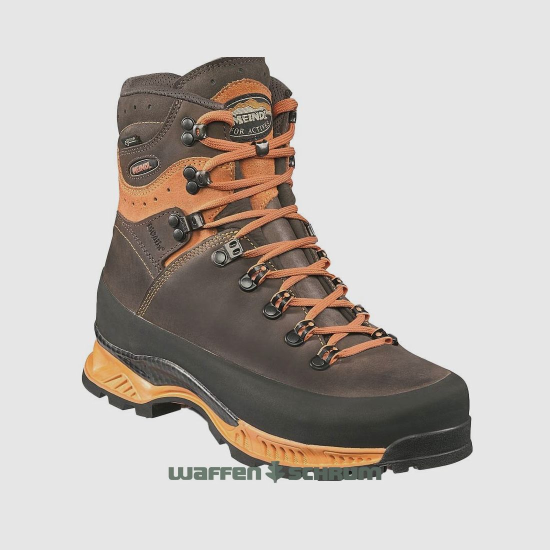 Meindl Stiefel Island MFS Rock  Orange / Braun