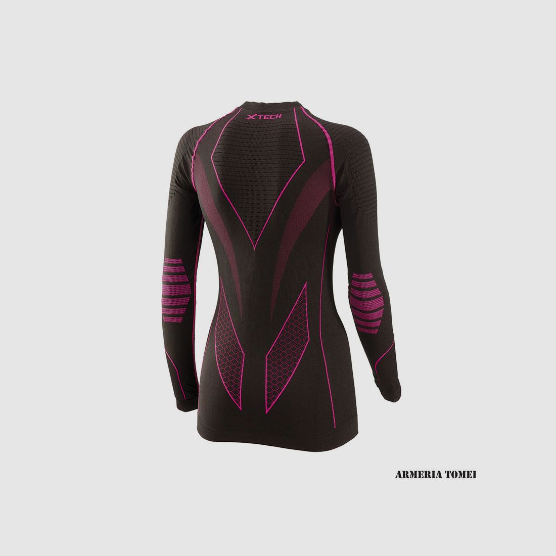 X TECH – WOMEN – DOLOMITI TOP BLACK-PINK, image 2 of 2