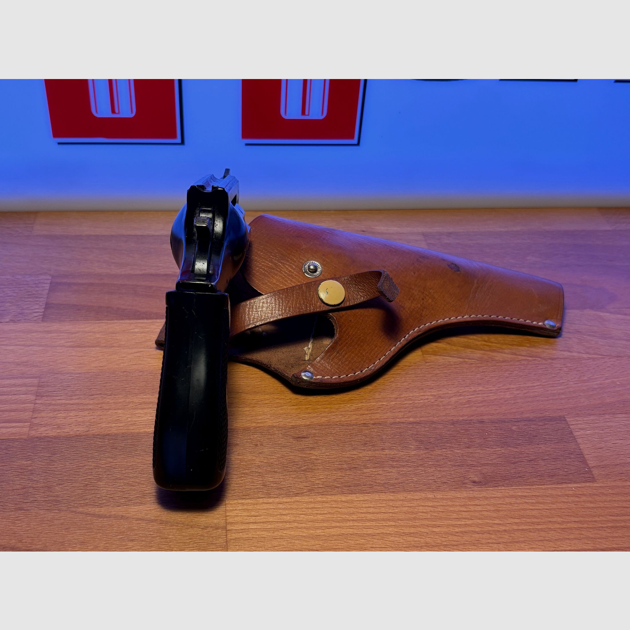 Arminius HW68 revolver .22lfb met holster