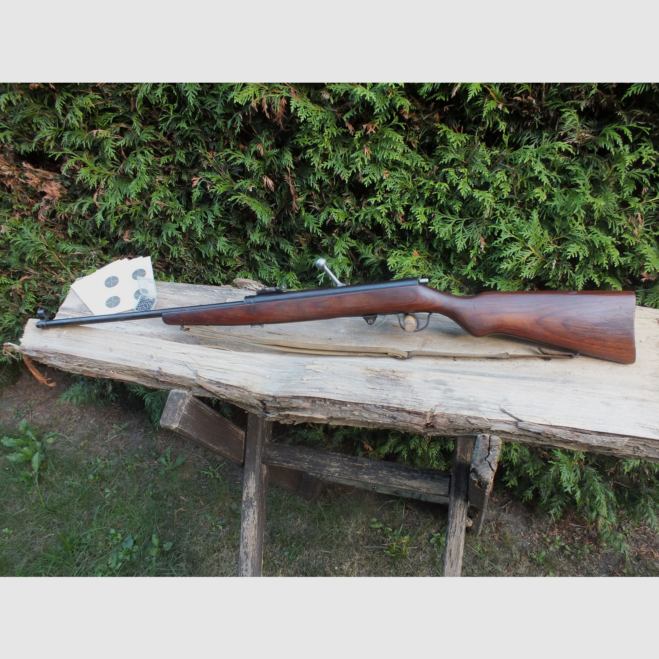 Suhler Luftdruckgewehr Haenel 49a von 1958!