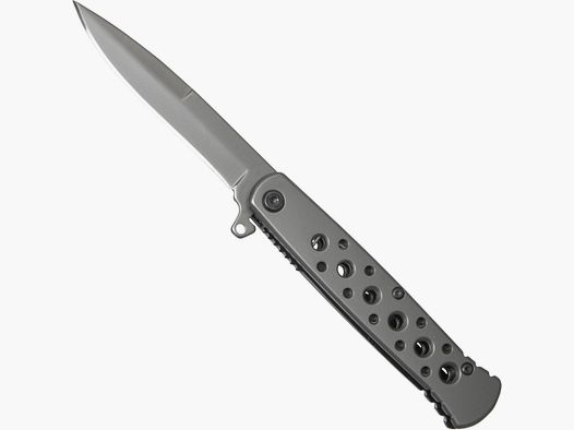 Spring-assisted pocket knife titanium-coated