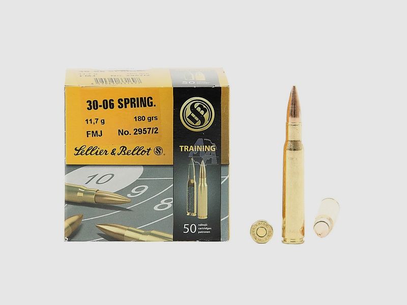 Sellier & Bellot Training FMJ 30-06 180 grs (x50)