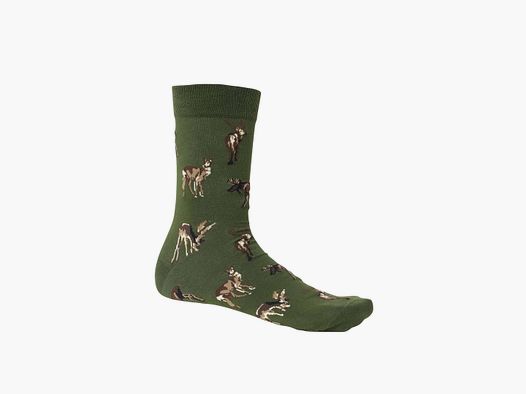 Chevalier Pomeroy Socks Rifle Green Deer 40/42