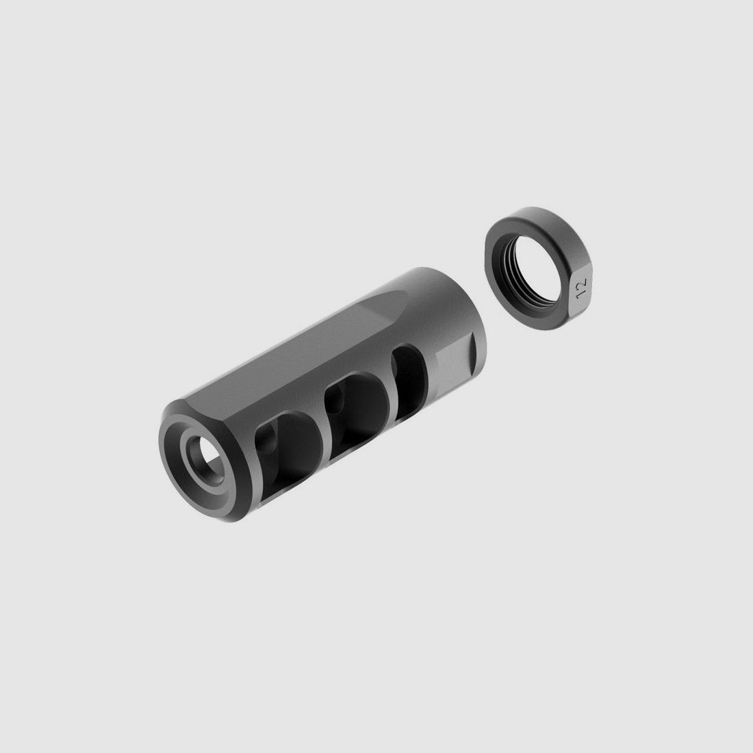 Muzzle Brake 6.5mm Imperium M15x1, Bild 2 von 4