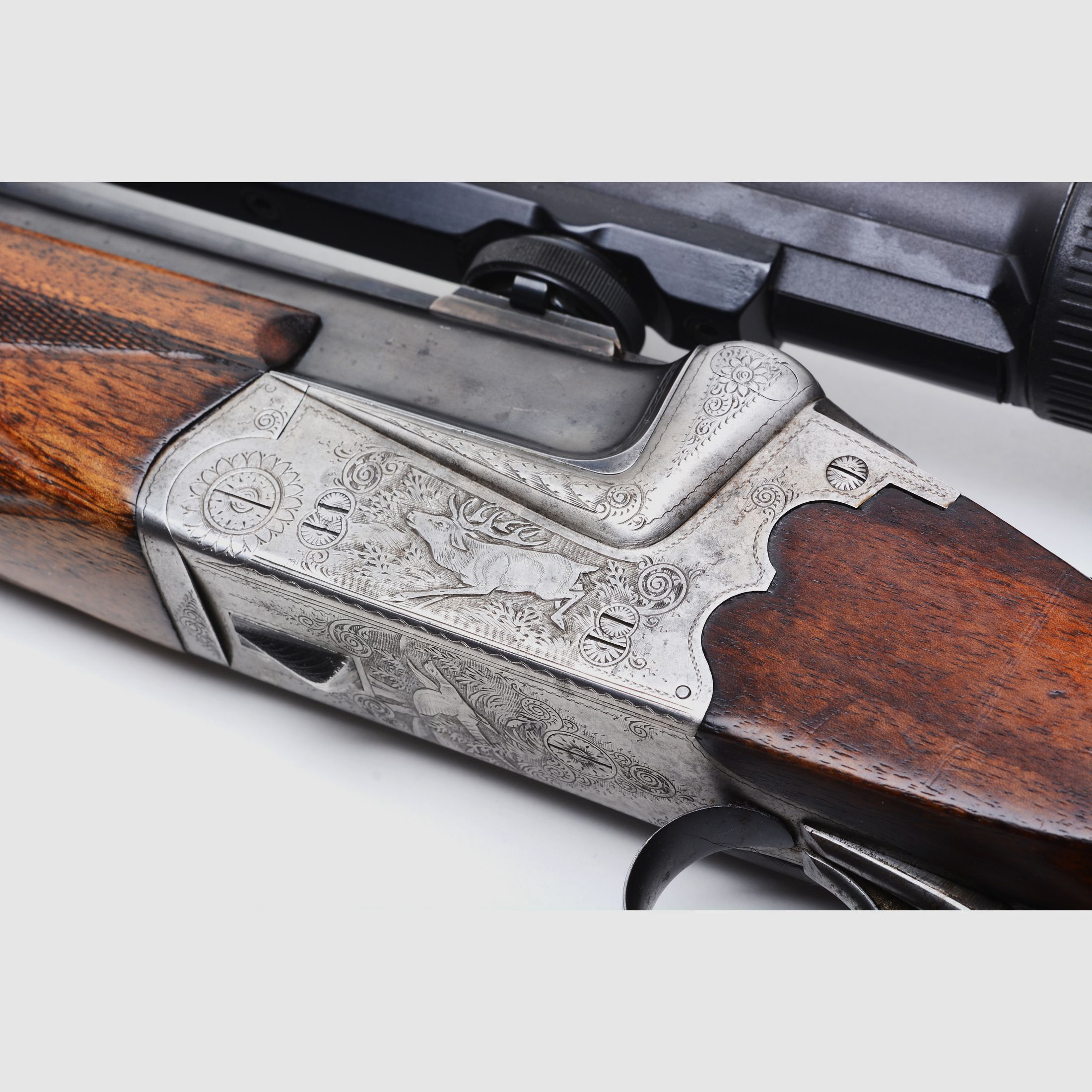 Bockbüchsflinte Ferlach 8 x 57 JRS 16/70 Zeiss 3-12x50 Leuchtpunkt, Bild 2 von 12