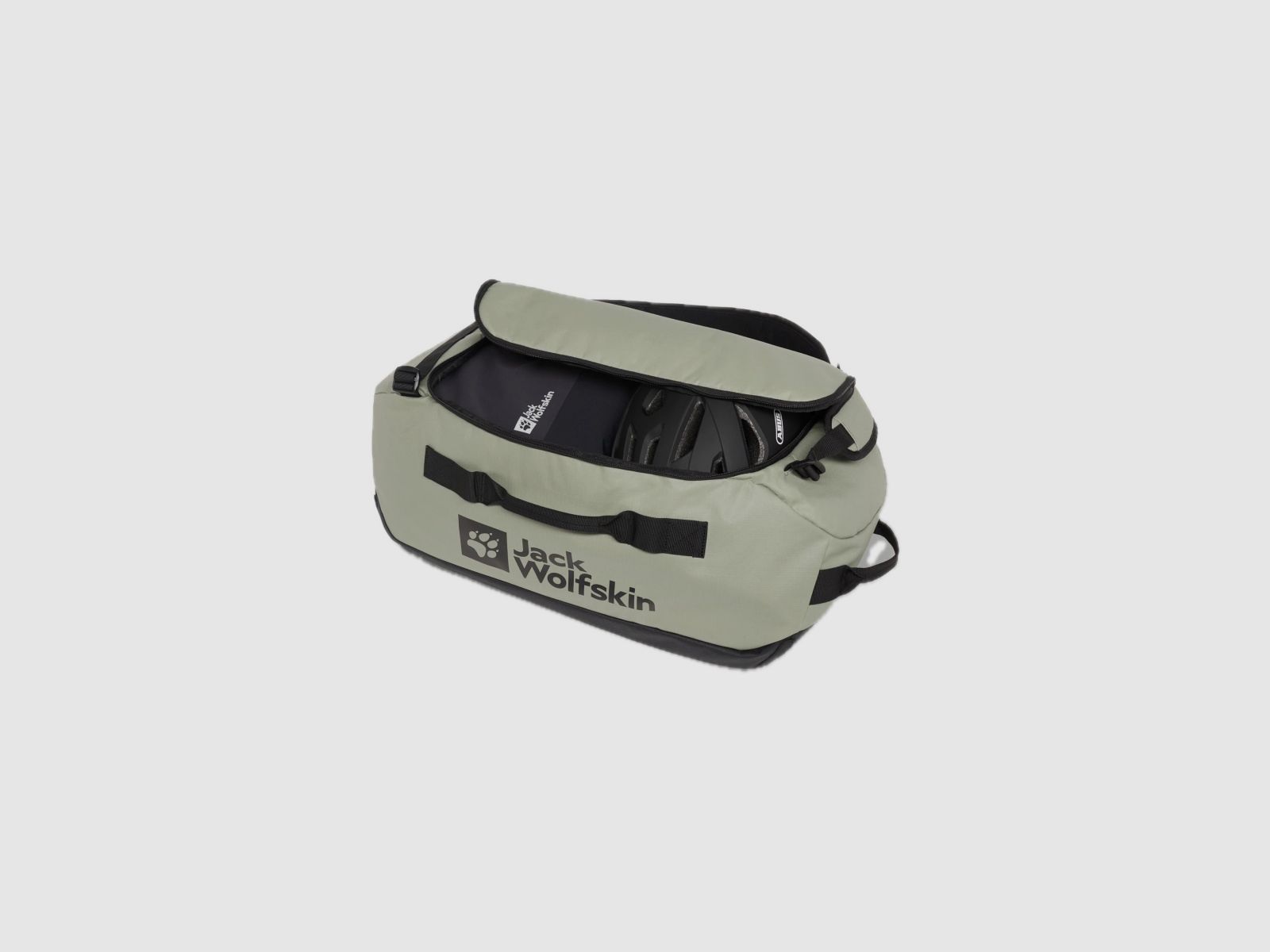 JACK WOLFSKIN All-in Duffle 35 Sports and Travel Backpack Mint Leaf