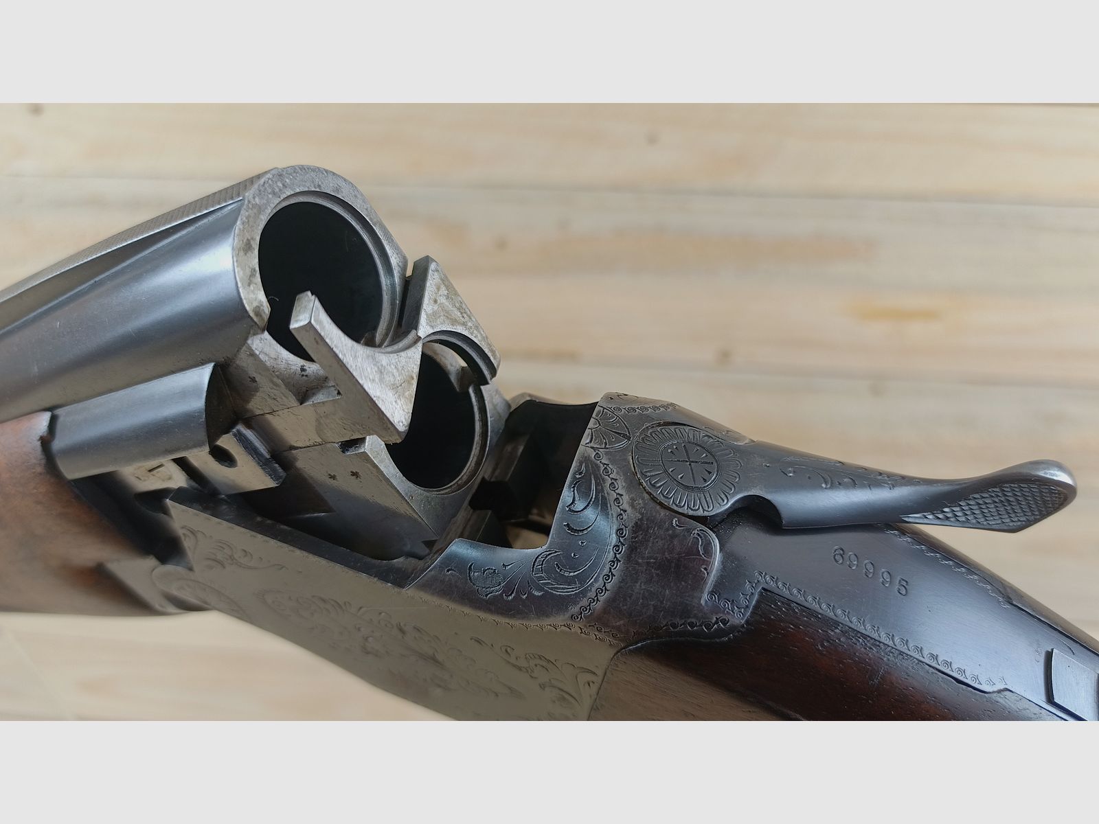 Bockdoppelflinte FN Browning B25, Kal. 12/70 *die Gute*