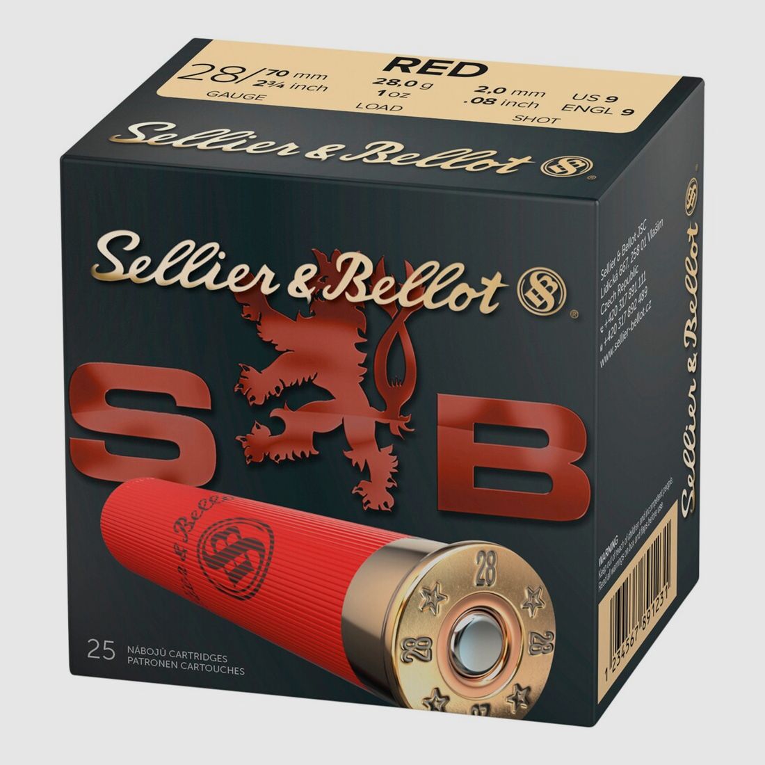 Sellier & Bellot 28/70 Rot 3,25 mm 28 g, Bild 1 von 2