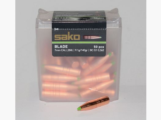 Doos van 50 kogels kal. 7mm Sako Blade TXM 140 grains ref 685B