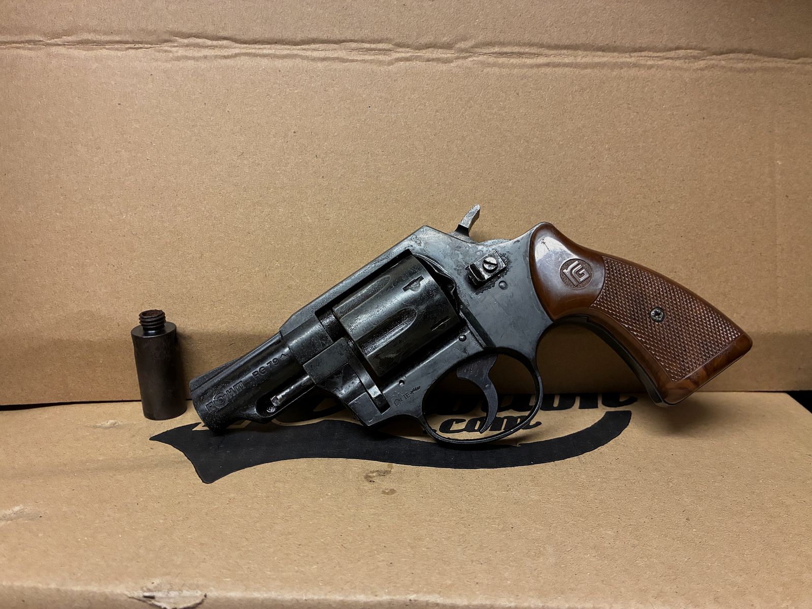 Röhm RG 79 9mm blank cartridge blank firing gas revolver gas pistol W. Germany PTB 341