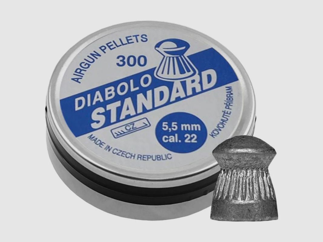 KOVOHUTE Diabolo Standard pellets 5.5 mm 300 pcs