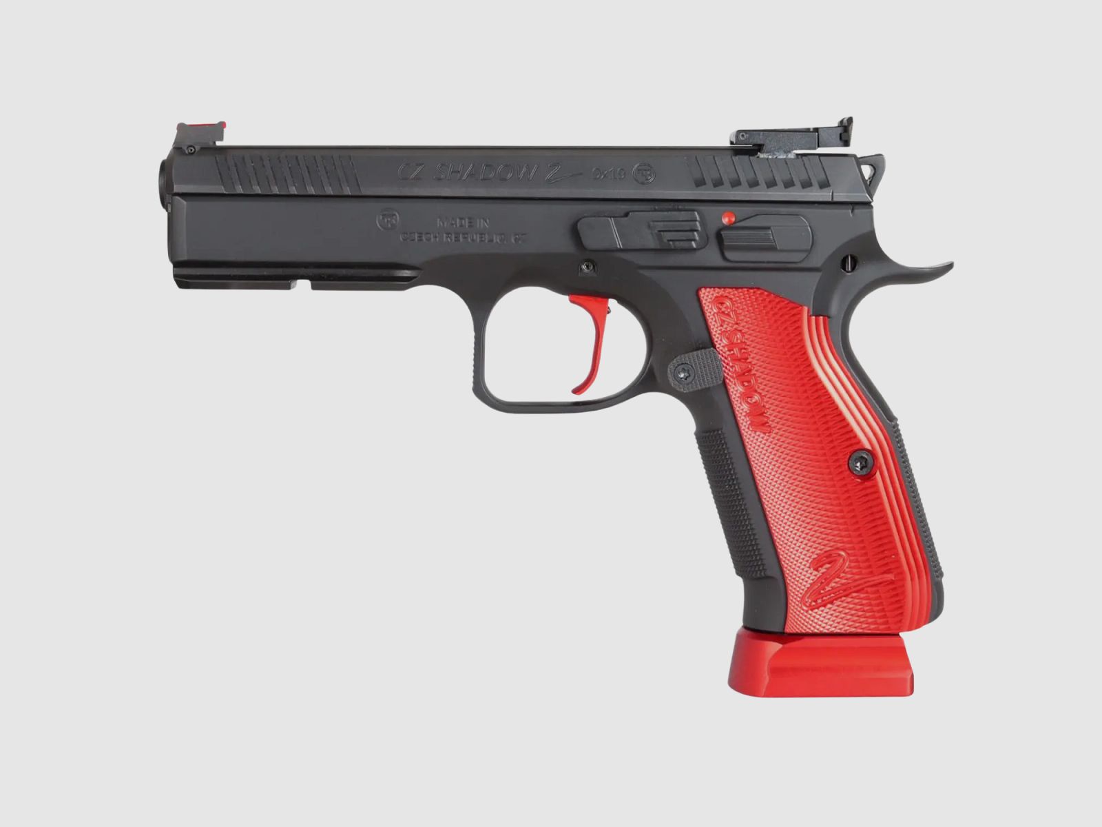 CZ 75 Shadow 2 HOT RED Single Action Pistole Kaliber 9mm Luger