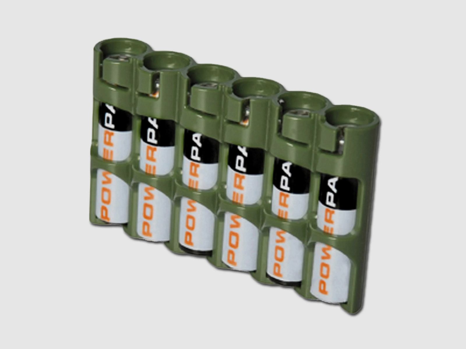 Fritzsch Batteriehalter Powerpax SlimLine 6 x AAA oliv