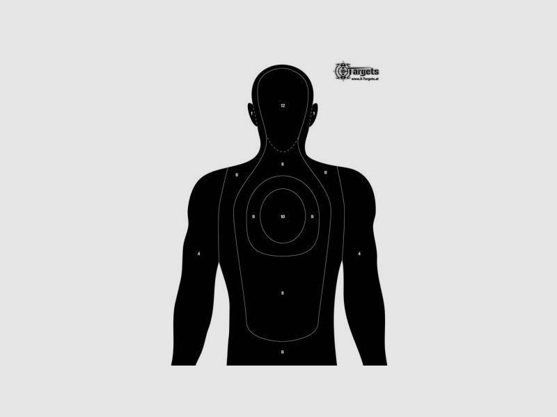 X-Targets – Human Silhouette Zielscheibe
