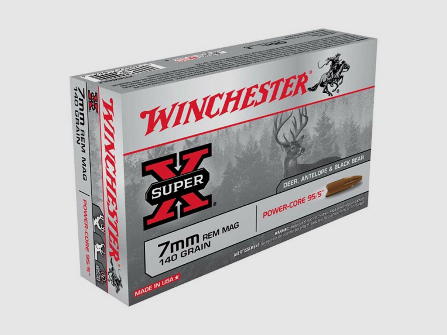 Winchester SUPER-X Powercore 140grs A20 7mm Rem.Mag.