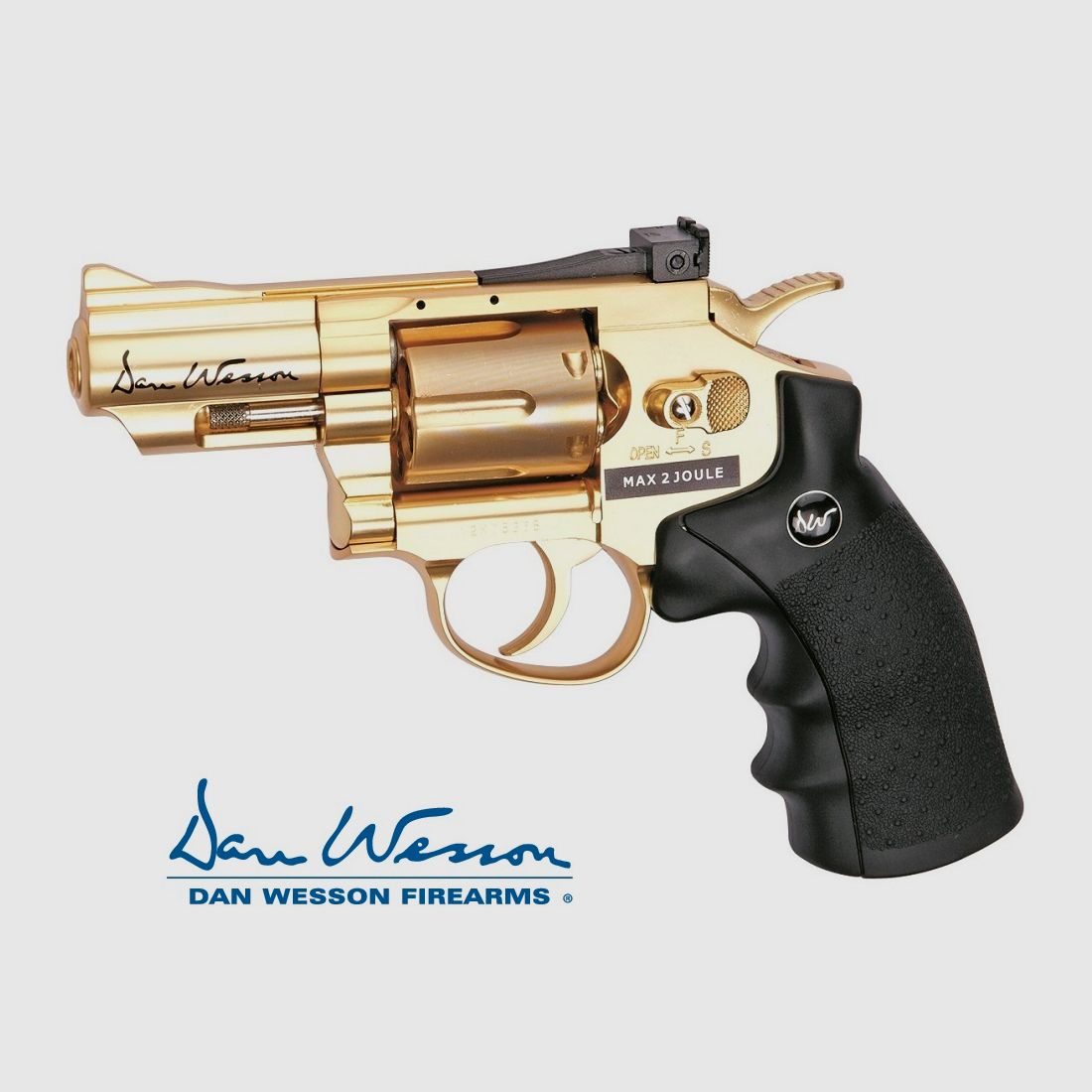Revolver Dan Wesson Edición Especial 2,5″ Gold – 4,5 mm Co2 Stahl-BBs