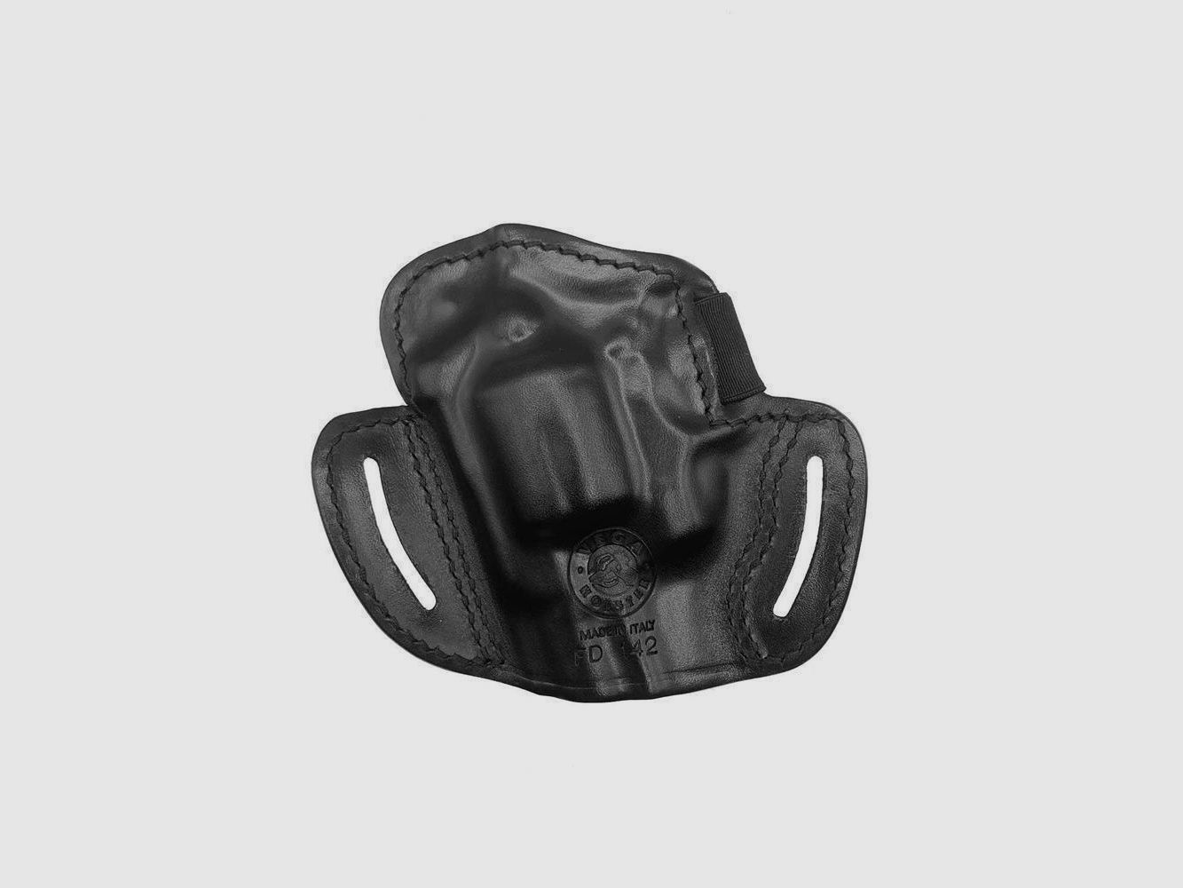 Gürtelholster mit offener Mündung 2" S&W J-Frame 31/34/36/37/60-Taurus 85/605-Colt Detective/Agent/Cobra-Braun-Rechtshänder