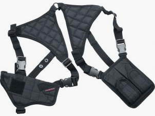 Schouderholster Nylon - zwart, voor Rechts/Links