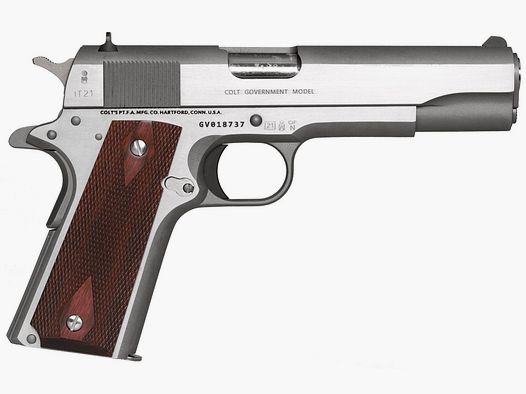 Colt Pistole 1911 Government 5» Stainless – .45 ACP