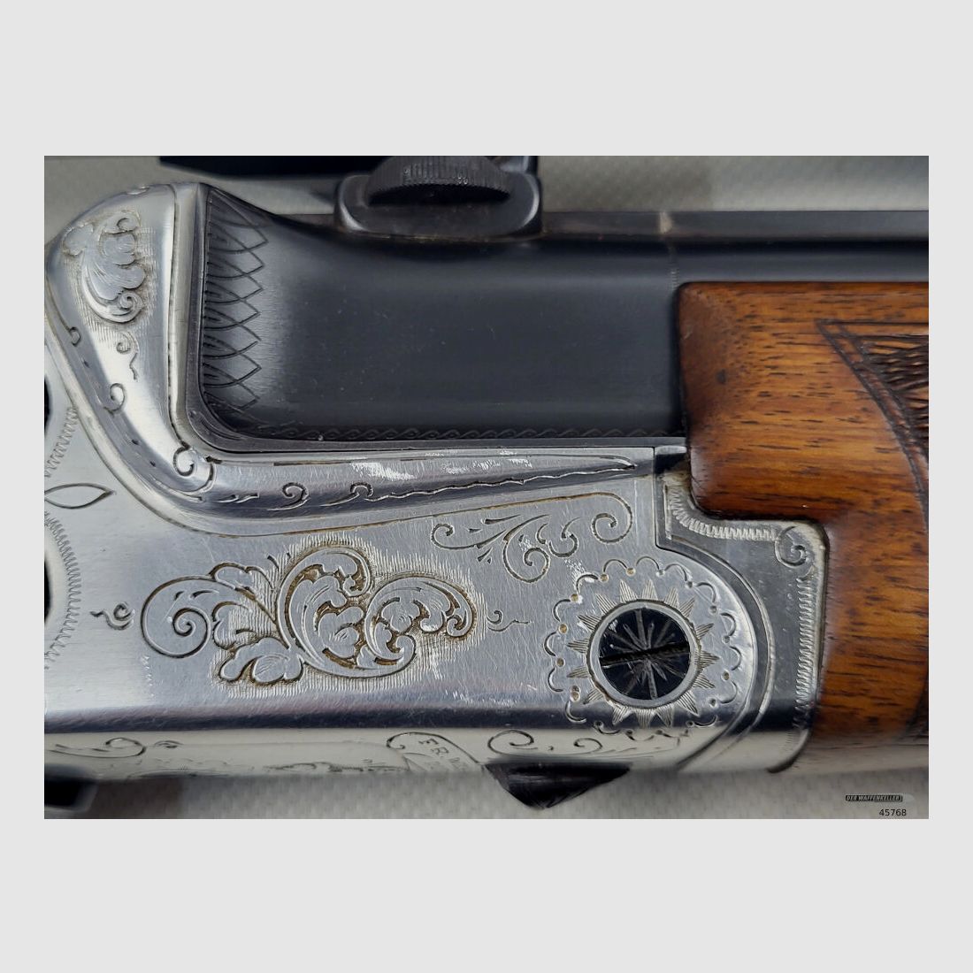 Heym double-barreled rifle