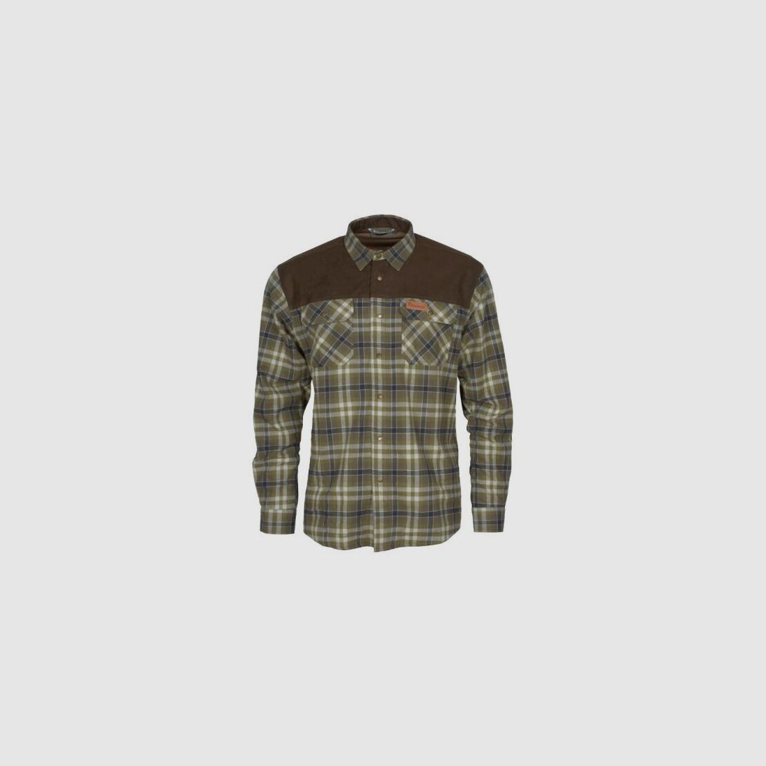 Pinewood Herren Hemd Douglas H.Olive/L.Khaki XXL