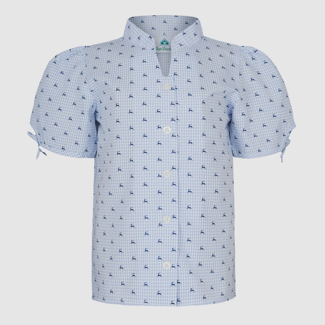 Blouse pour enfants pour adolescents en bleu clair