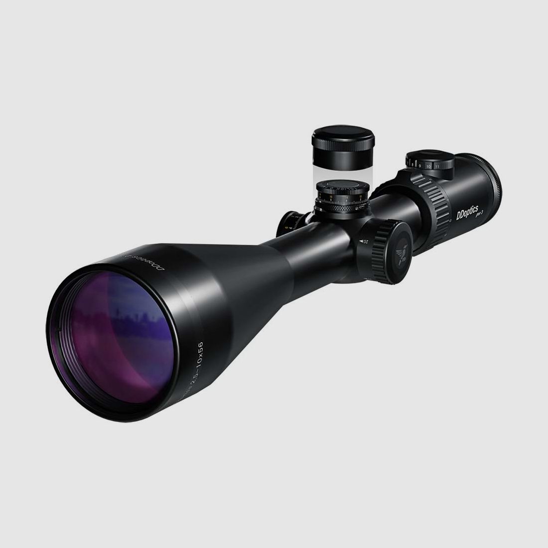DDoptics Zieloptik Nachtfalke Gen.3 2,5-10x56 A4N MRAD