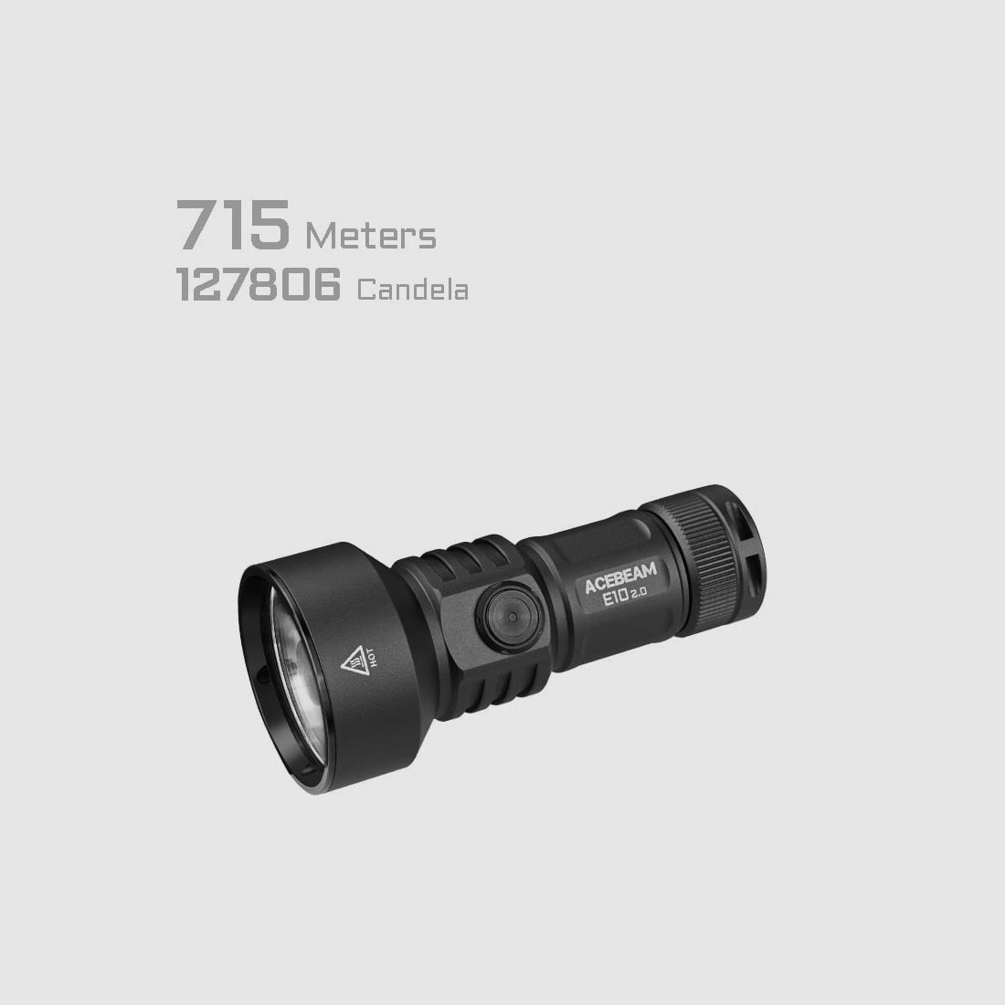 LED flashlight E10 2.0, 1,200 lumens (including battery), image 1 of 7