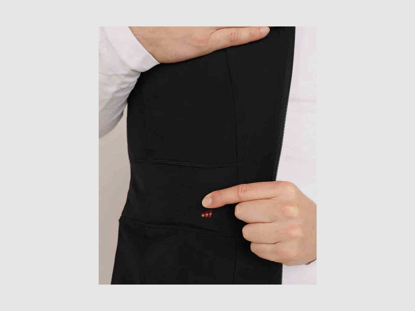 Gilet chauffant HEAT avec pack batteries Lenz, image 4 sur 5