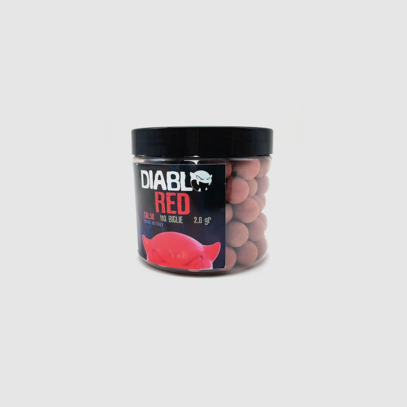 Diablo Red Gummikugeln 2,60 gr T4E Kal. 50 110 Stk, Bild 1 von 3