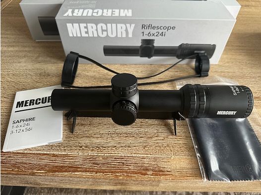 Mercury hunting Zielfernrohr Saphire 1-6x24i statt 599 jetzt nur 399 (Meopta, Zeiss, Steiner)