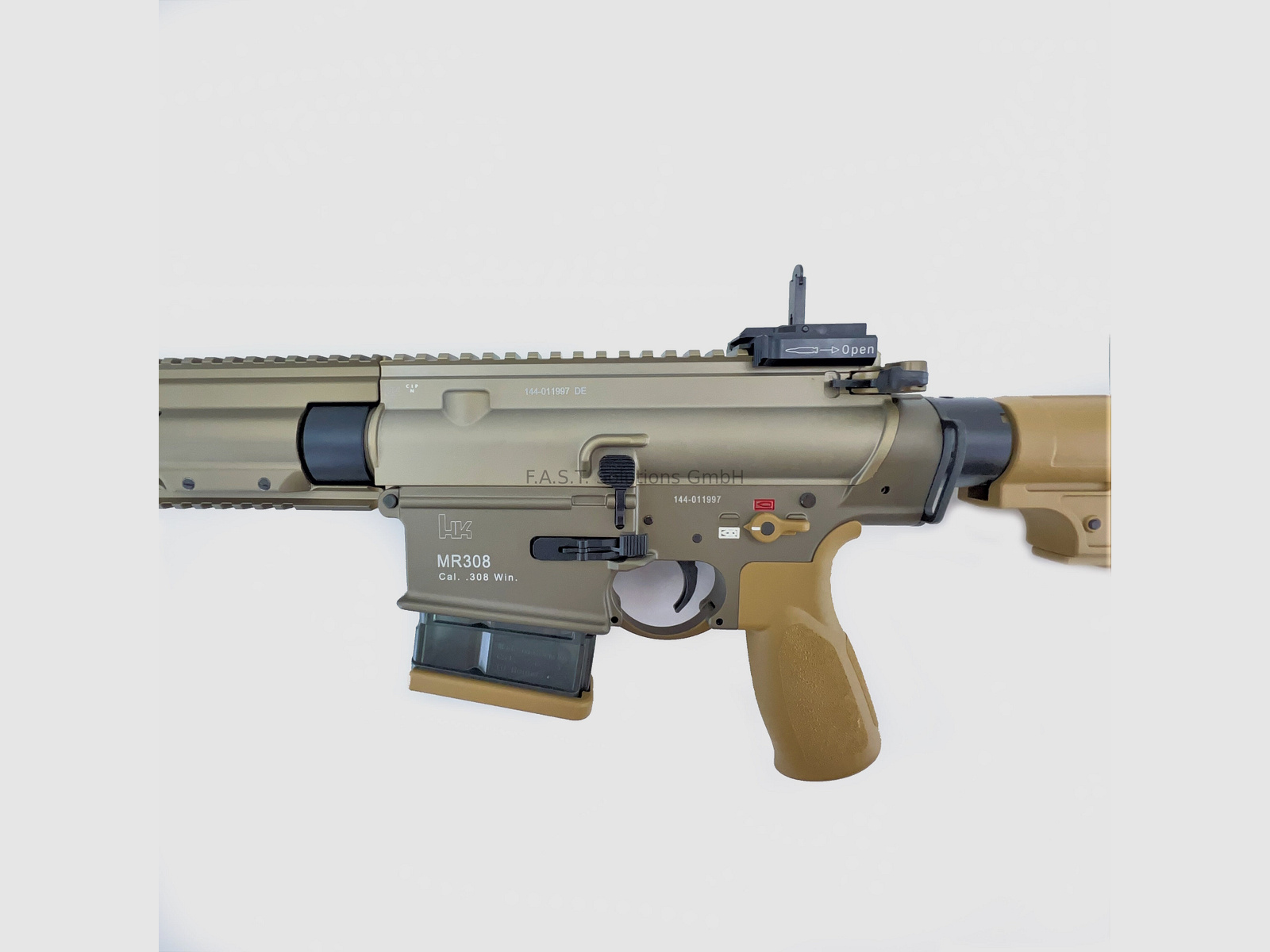 Heckler & Koch HK SLB MR308, A3-Version, 16,5", sandfarben .308Win